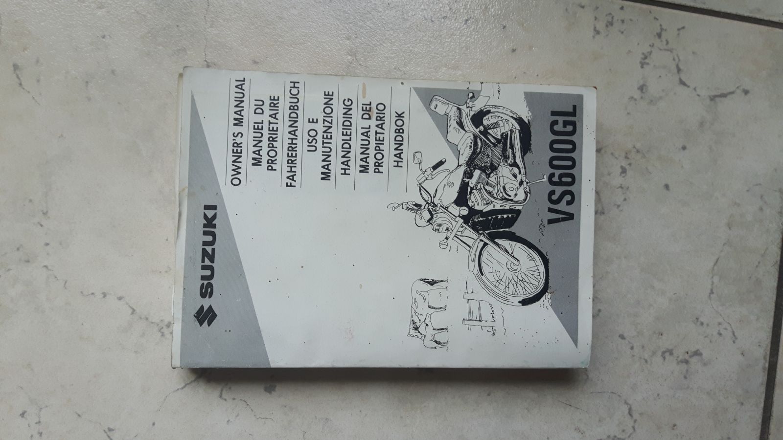 Suzuki VS500GL instructieboekje