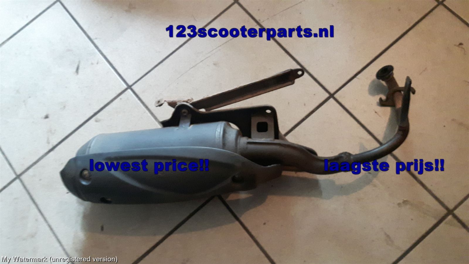 Peugeot Speedfight 3  exhaust muffler