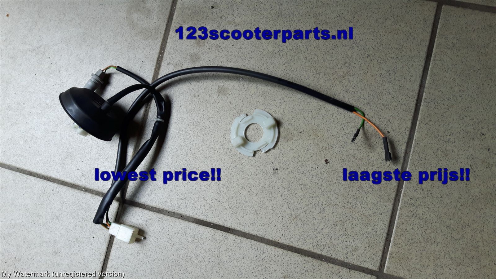 Peugeot Jetforce headlight cables (right headlight)