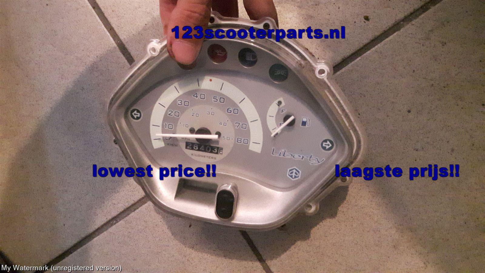 Piaggio Liberty speedometer counter