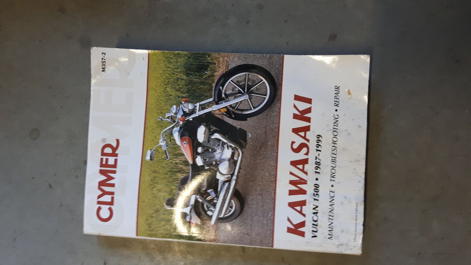 Kawasaki Vulcan 1500 instructieboekje.
