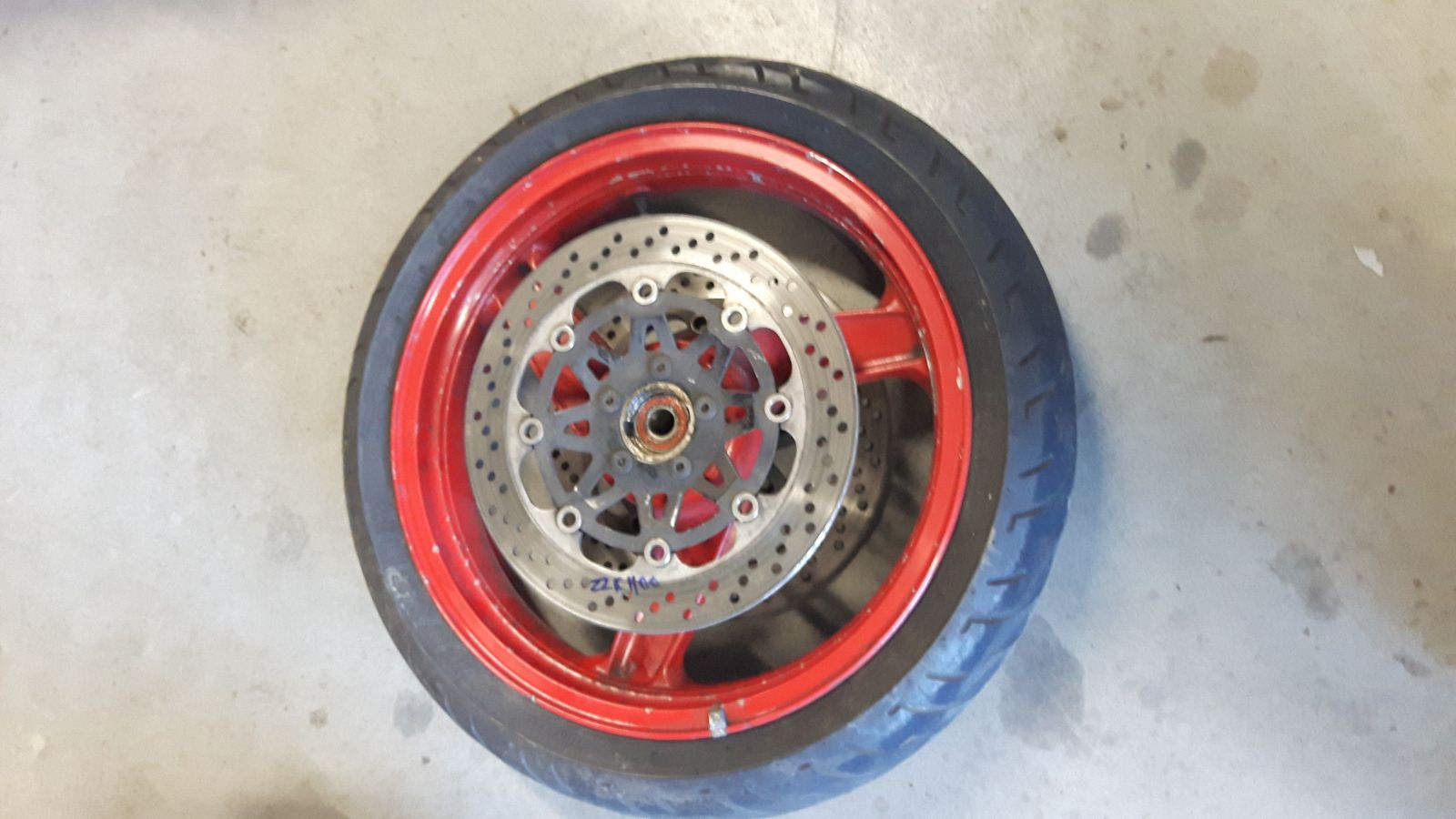 Front Wheel and brake discs Kawasaki ZZR1100