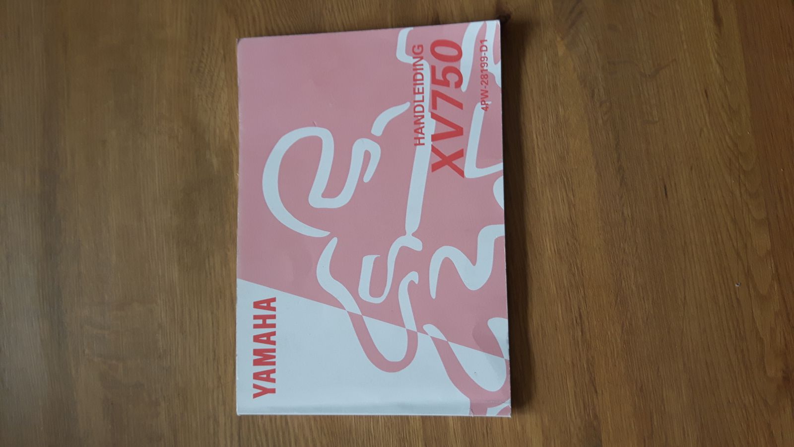 Yamaha XV750 handleiding instructieboekje