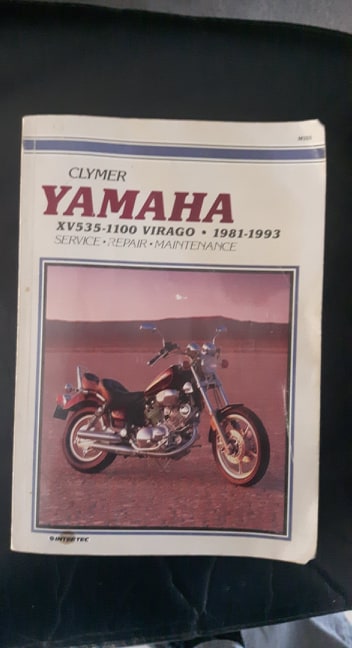 Yamaha XV535 instructieboekje XV535-1100