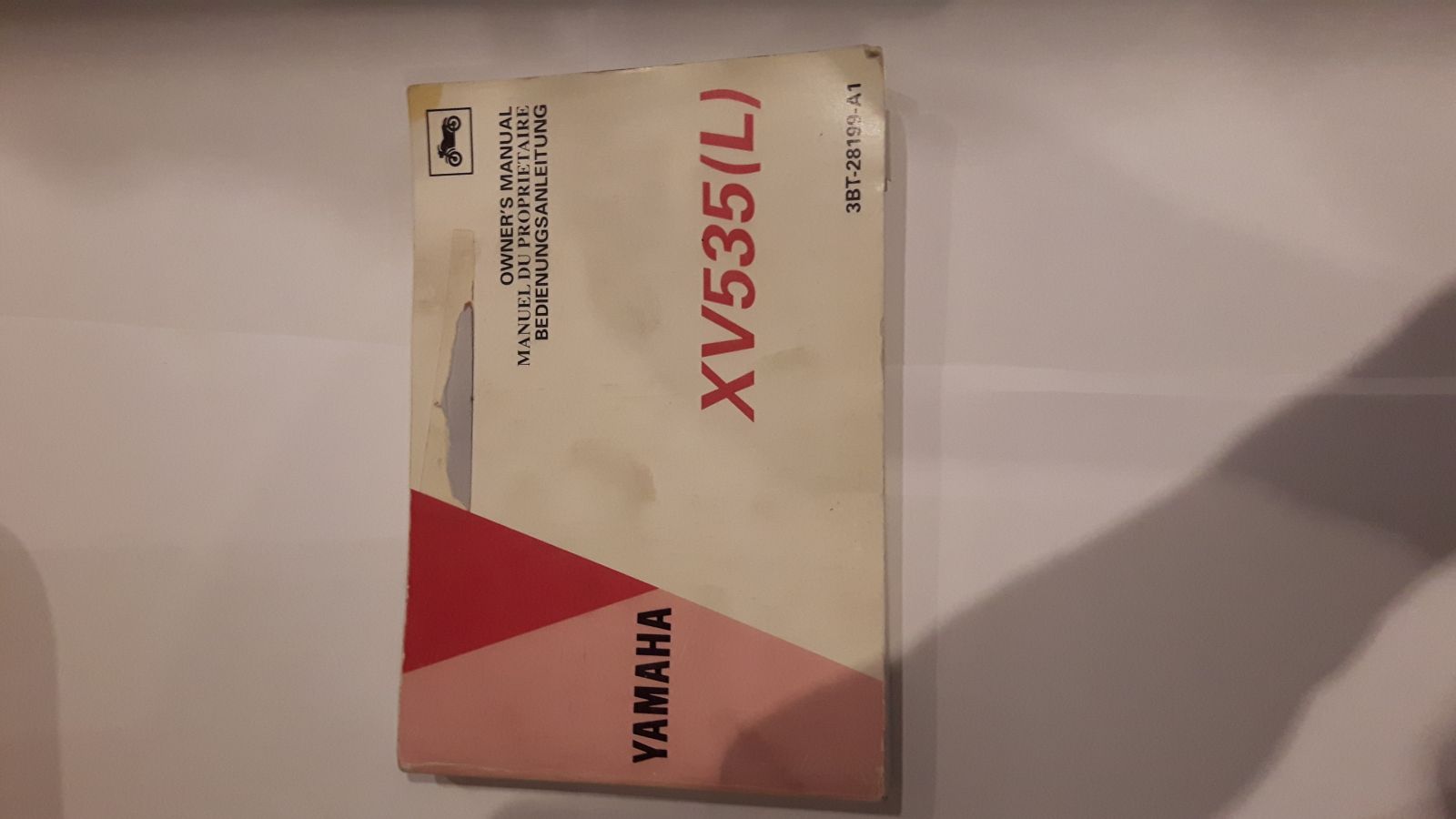 Yamaha XV535(L) instructieboekje