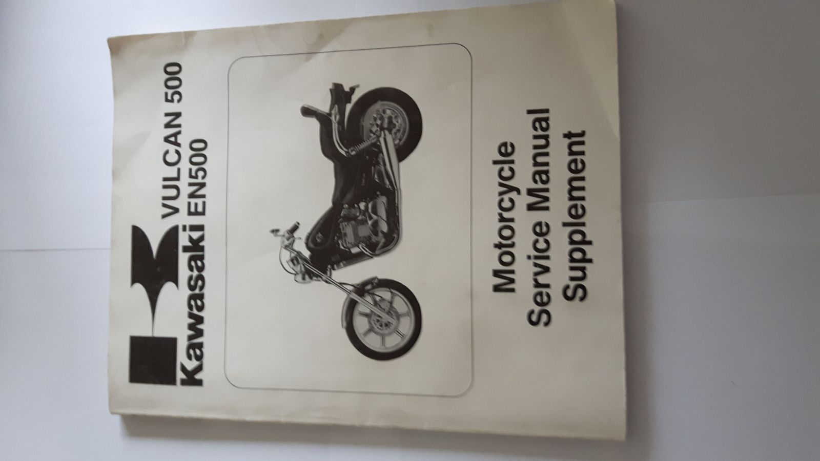 Kawasaki Vulcan 500 EN500 instructieboekje