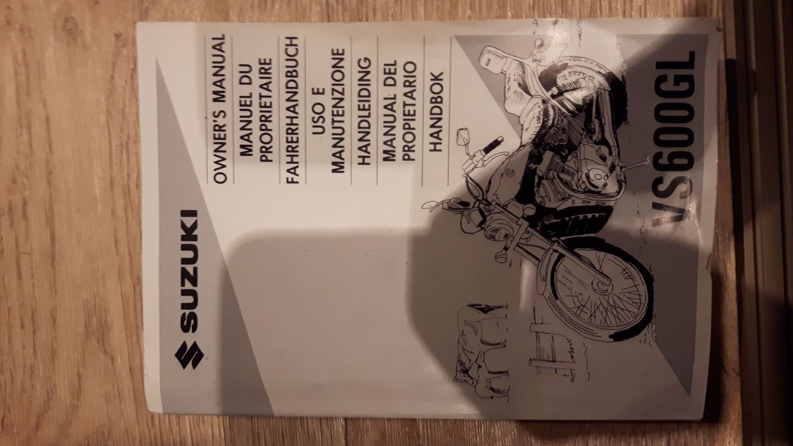 Suzuki VS600GL instructieboekje