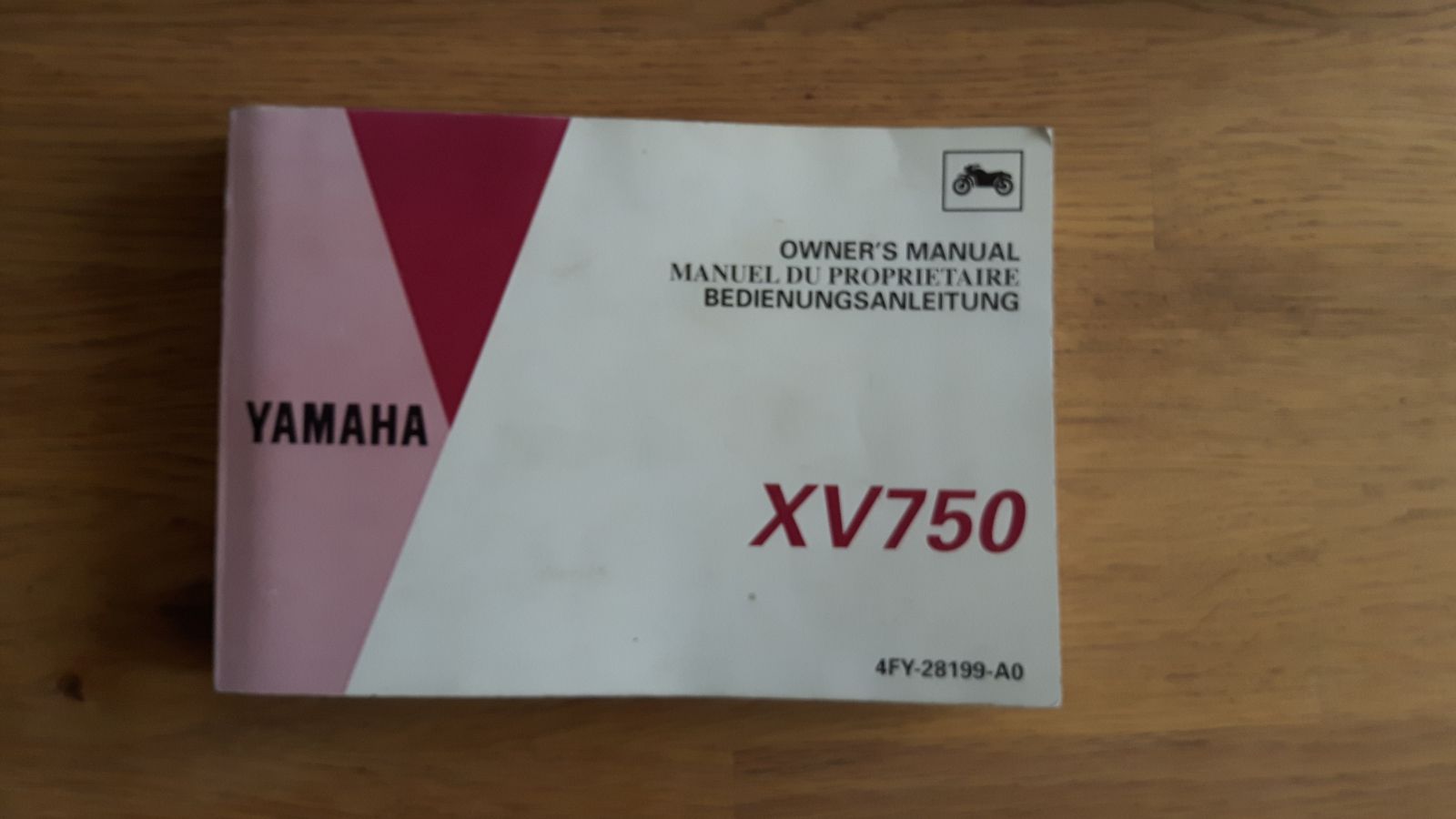 Yamaha XV750 handleiding