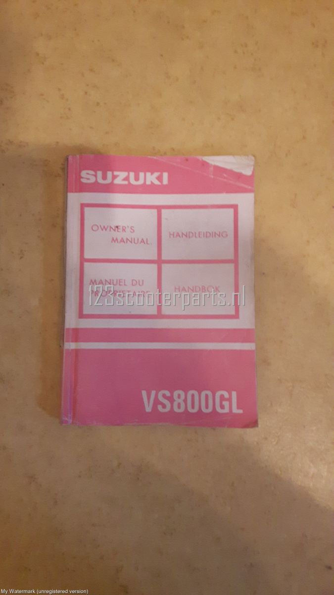Suzuki GS800GL instructieboek handleiding