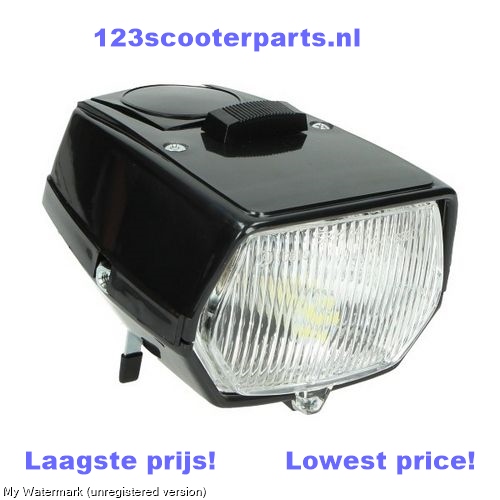 Led headlight for Puch Maxi with on/off switch